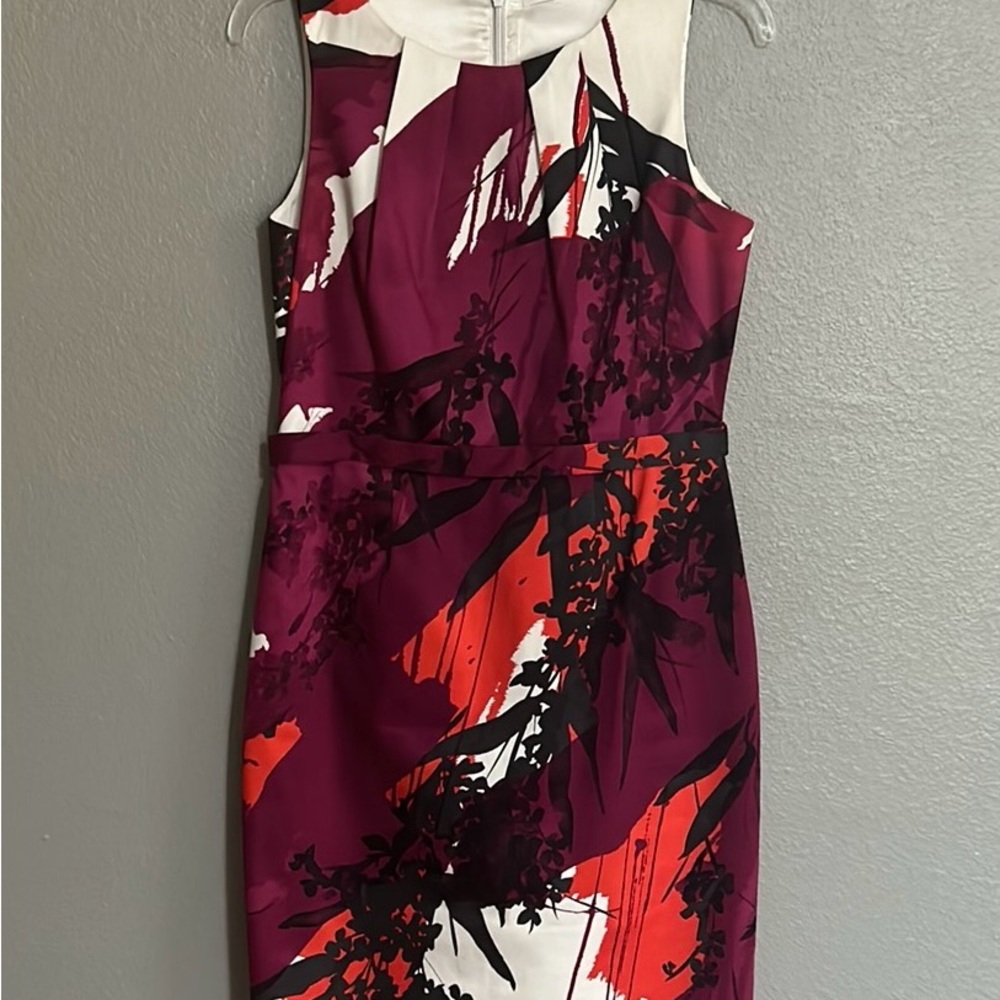Colorful Tahari Slim Dress